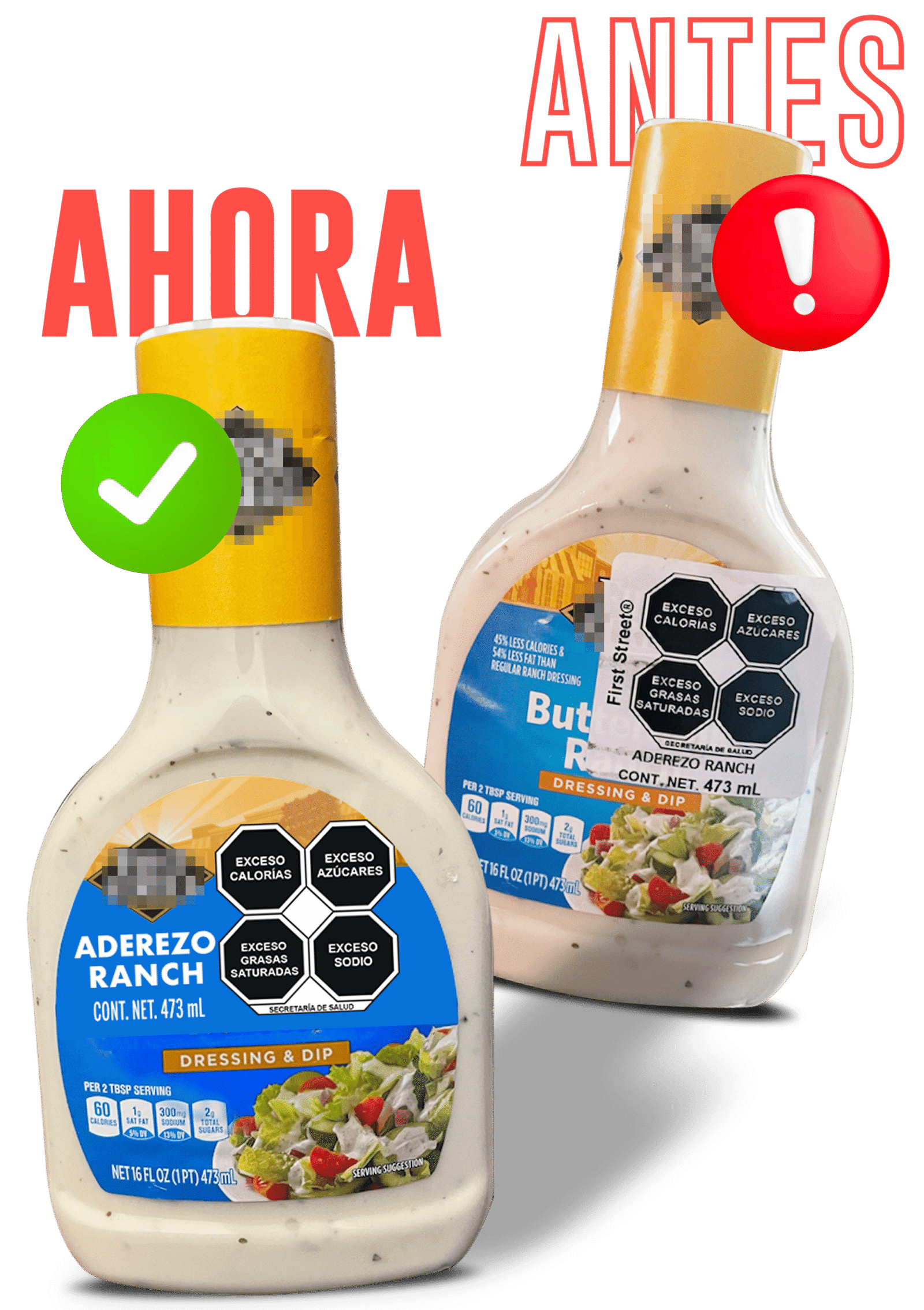 Comparativa etiqueta Nom